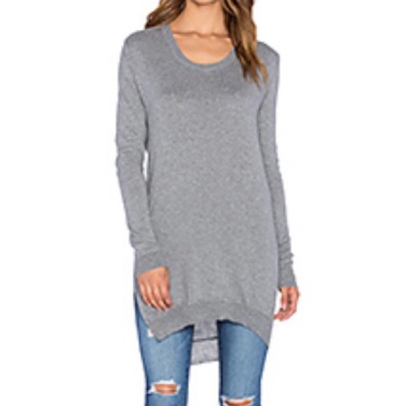 bobi Sweaters - Bobi XS Gray cowl back sweater
